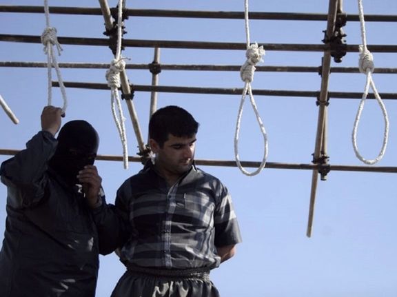 File photo of a public execution in Iran