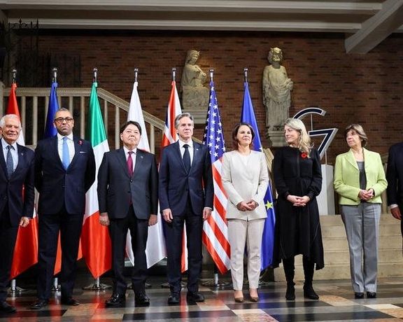 وزراء خارجية مجموعة السبع يدينون القمع الوحشي للانتفاضة الشعبية في إيران