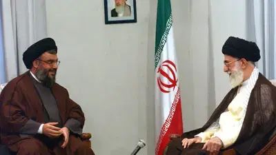 Hassan Nasrallah meeting Ali Khamenei in Tehran (Undated)