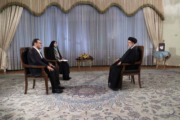 Iran’s president Ebrahim Raisi during an interview with state television on June 20, 2023