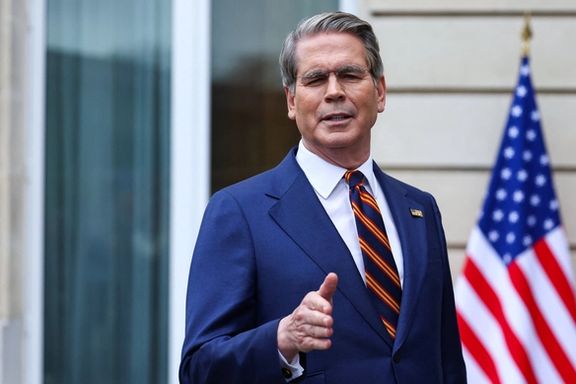 US Treasury Secretary Scott Bessent speaks to the media after two days of meetings with a Chinese delegation, in Paris, France on March 16, 2026.