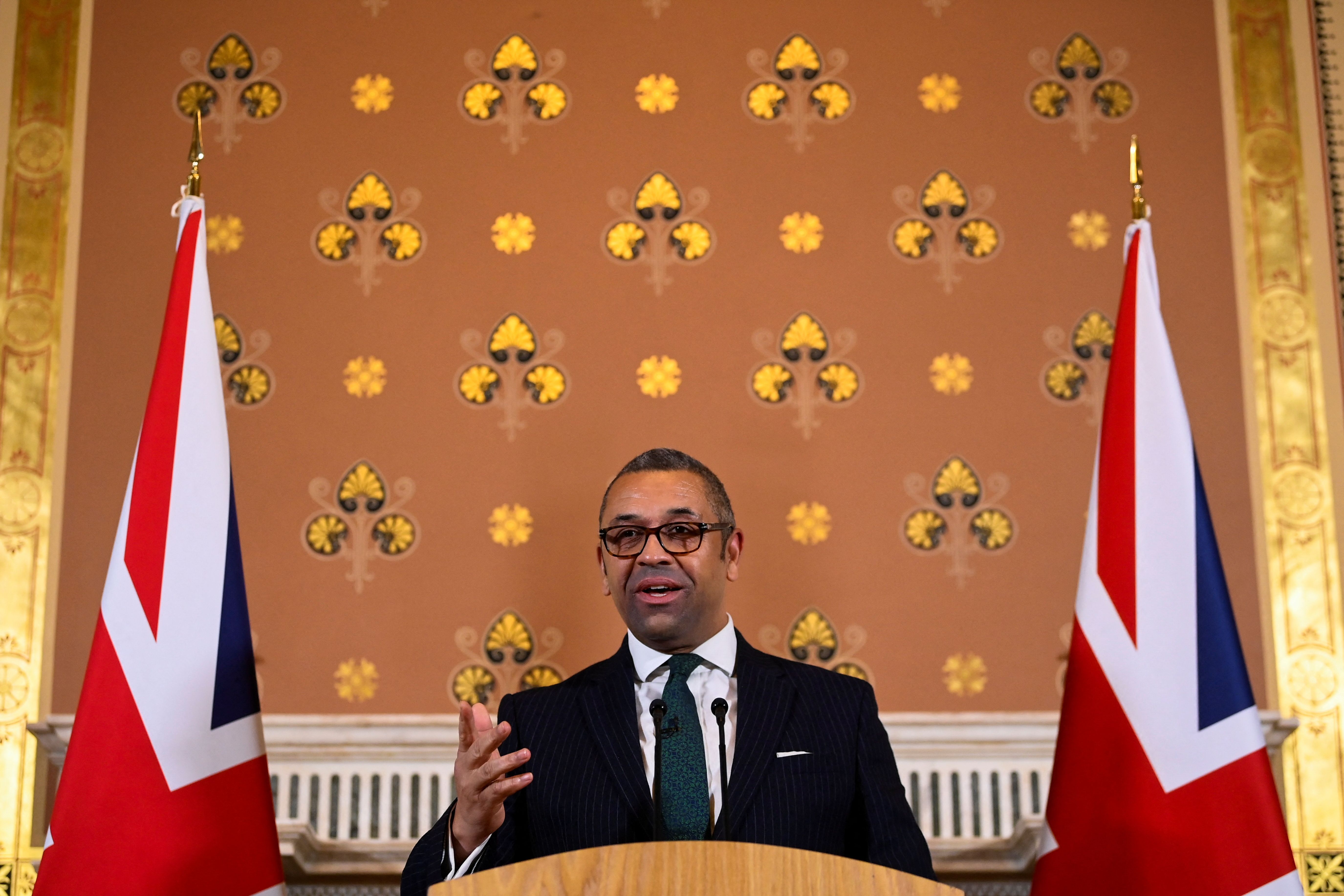 UK Foreign Secretary James Cleverly