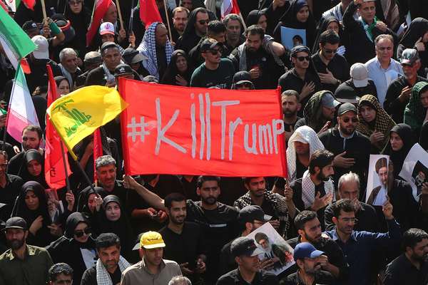 Revenge rhetoric dominates Khamenei funeral despite US talks push
