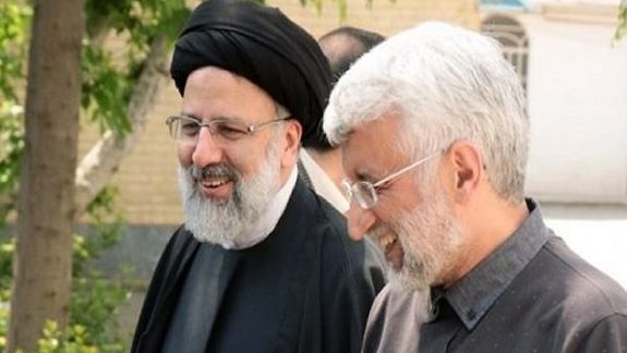 President Ebrahim Raisi and Saeed Jalali in August 2021