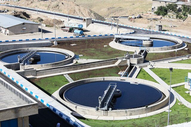 A wastewater treatment plant in Iran  (file photo)