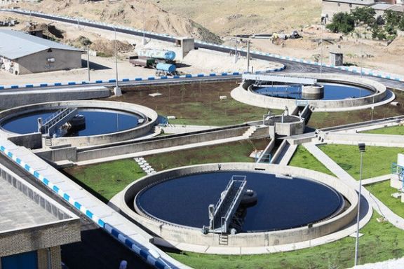 A wastewater treatment plant in Iran