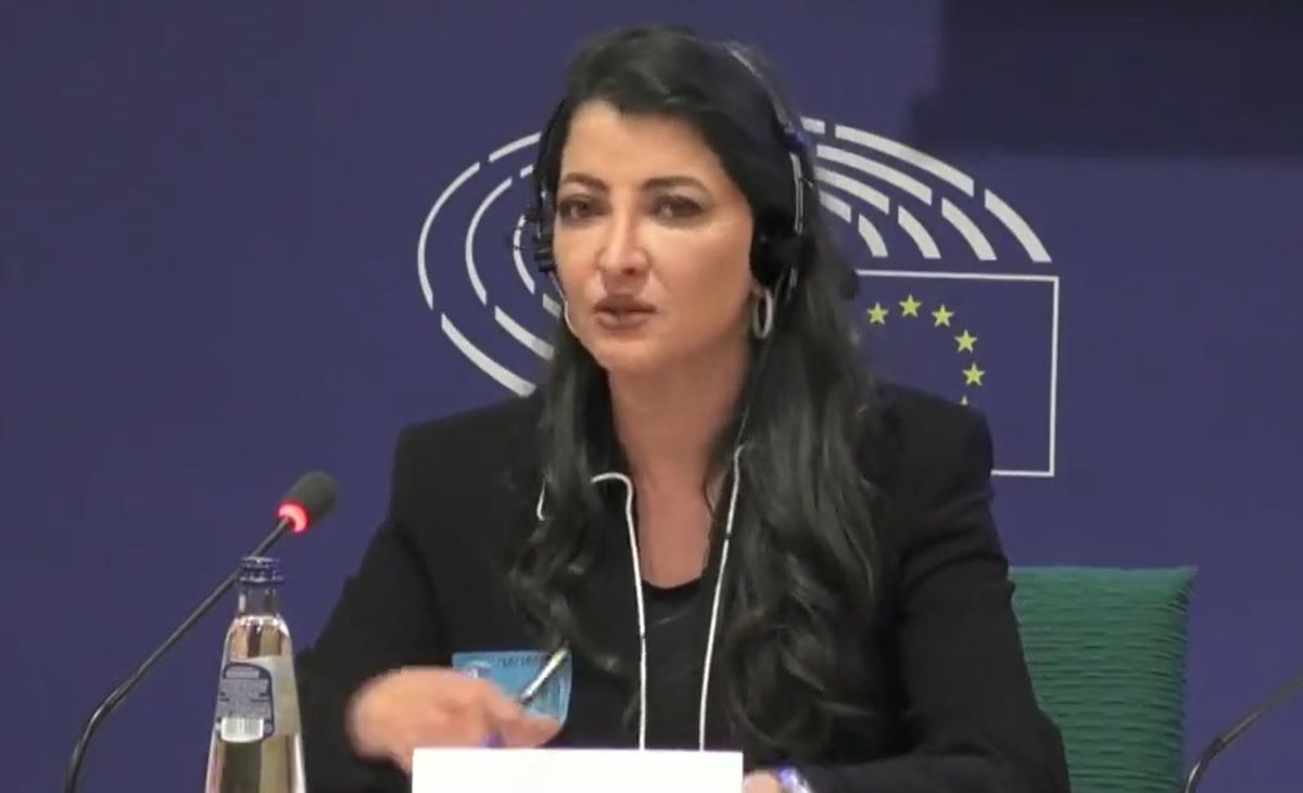 في البرلمان الأوروبي.. مذيعة بـ"إيران إنترناشيونال" تدعو إلى تضامن دولي مع الشعب الإيراني