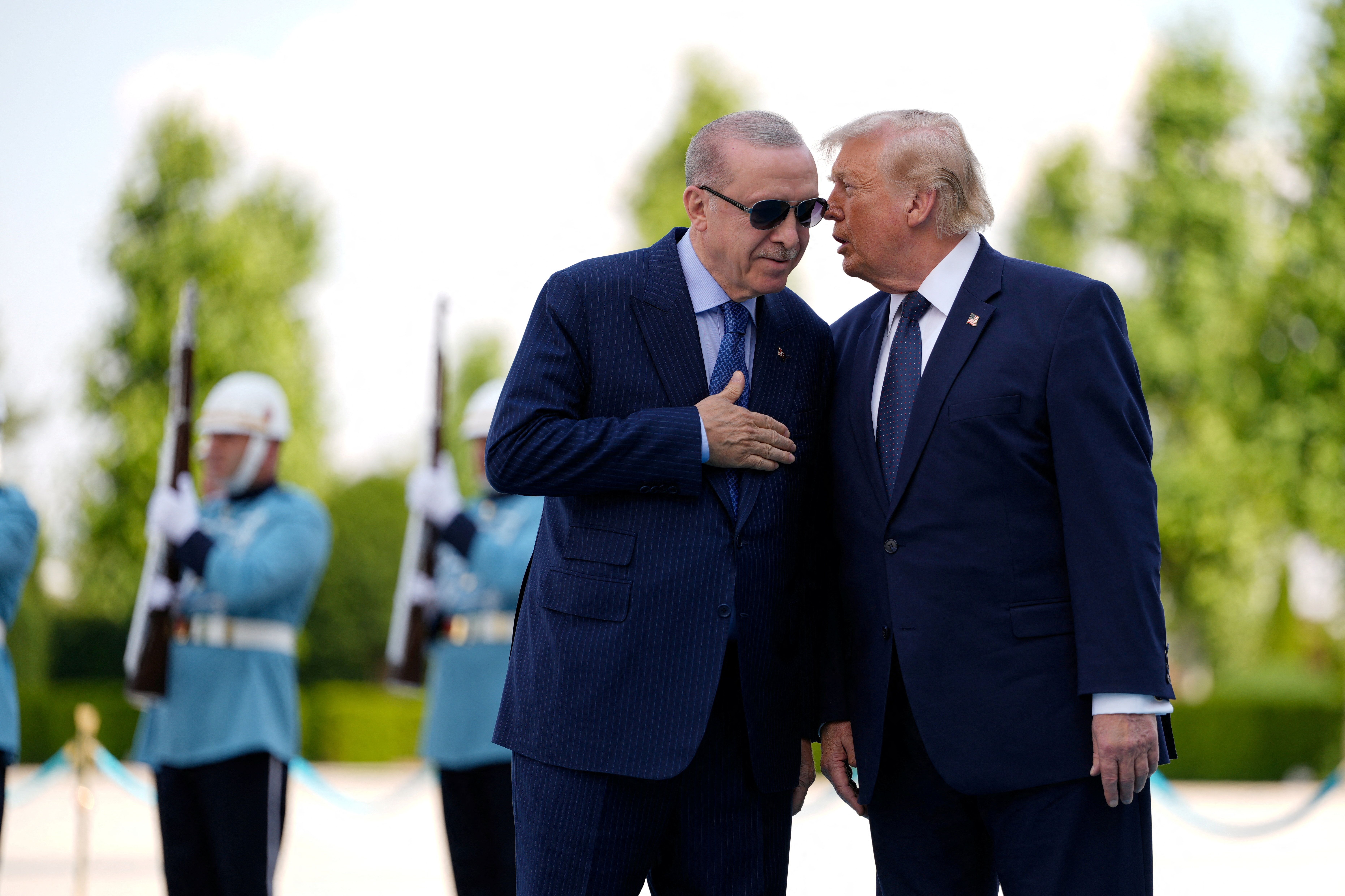 اردوغان از موضع قاطع ترامپ برای حل بحران جمهوری اسلامی قدردانی کرد