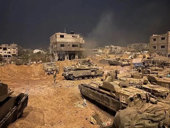 Israeli forces during their ground offensive in Gaza. November 3, 2023