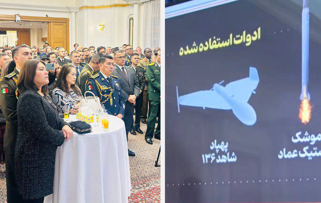 سفارت جمهوری اسلامی در روسیه تصاویر تسلیحات حمله به اسرائیل را به نمایش گذاشت