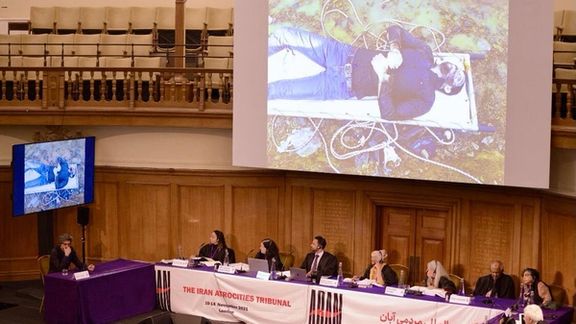 Iran Atrocities tribunal hearing testimony from witnesses. November 12, 2021
