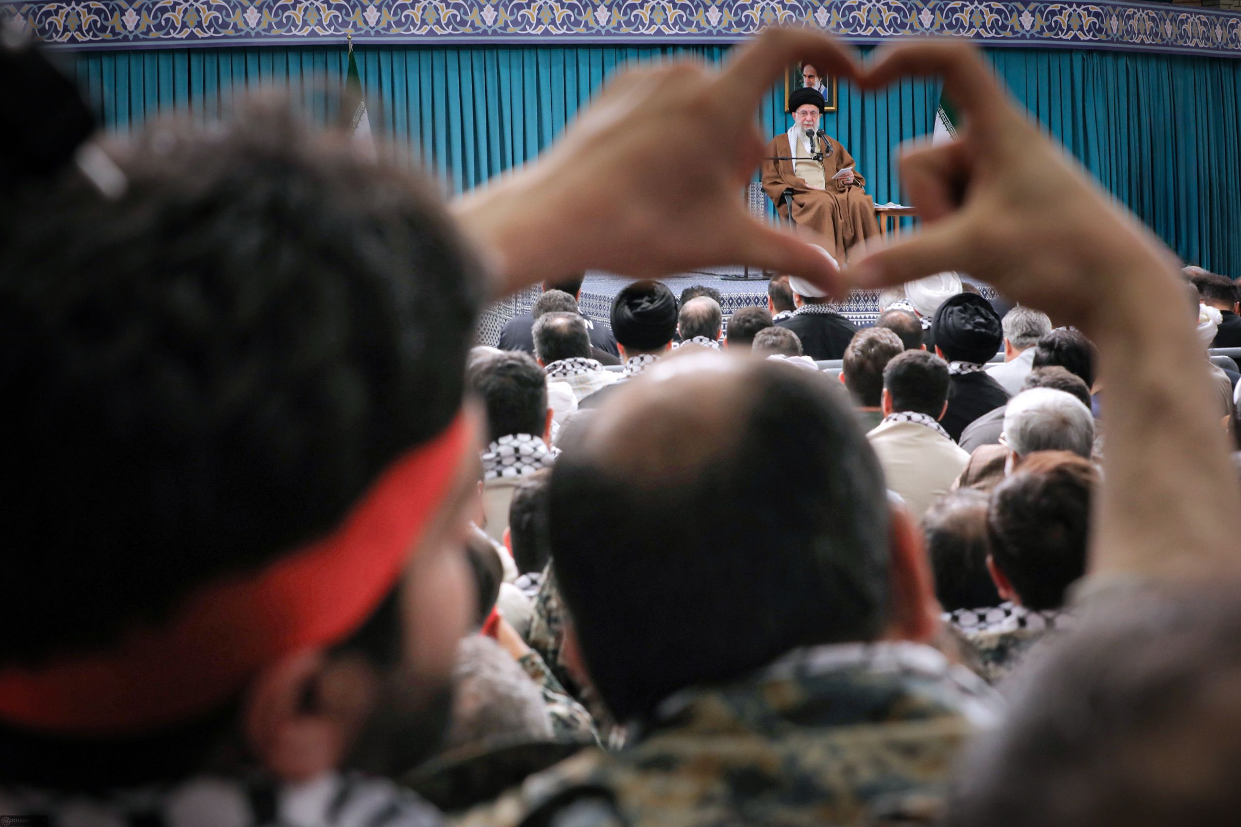 Iran’s Supreme Leader Ali Khamenei during an event in November 2023 