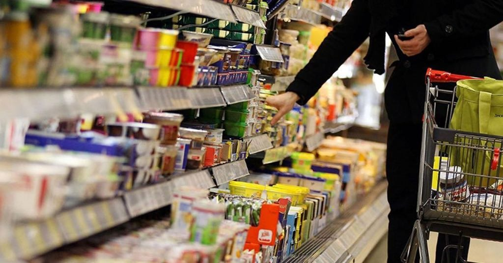 An Iranian shopping in a chain store 