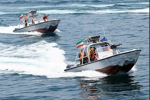 Iran's IRGC speed boats in the Persian Gulf region. File photo