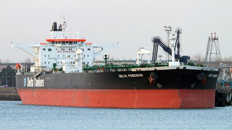 Delta Poseidon, one of the Greek oil tankers seized by Iran 