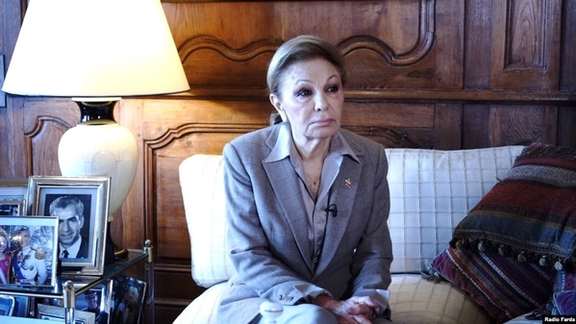 Iran’s exiled queen Farah Pahlavi
