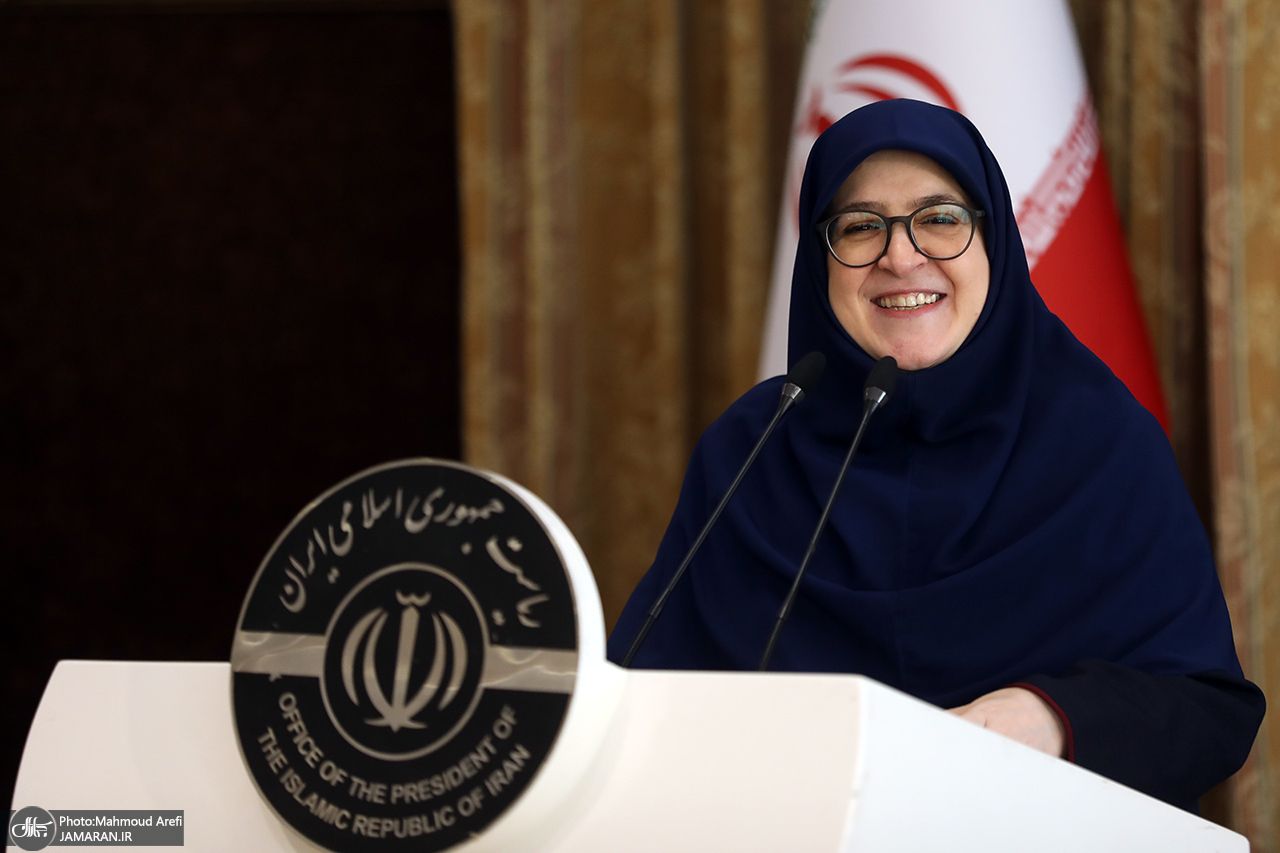 Iran's government spokeswoman Fatemeh Mohajerani 