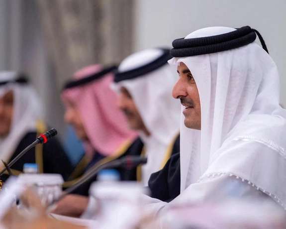Emir Sheikh Tamim bin Hamad al-Thani. December 8, 2021