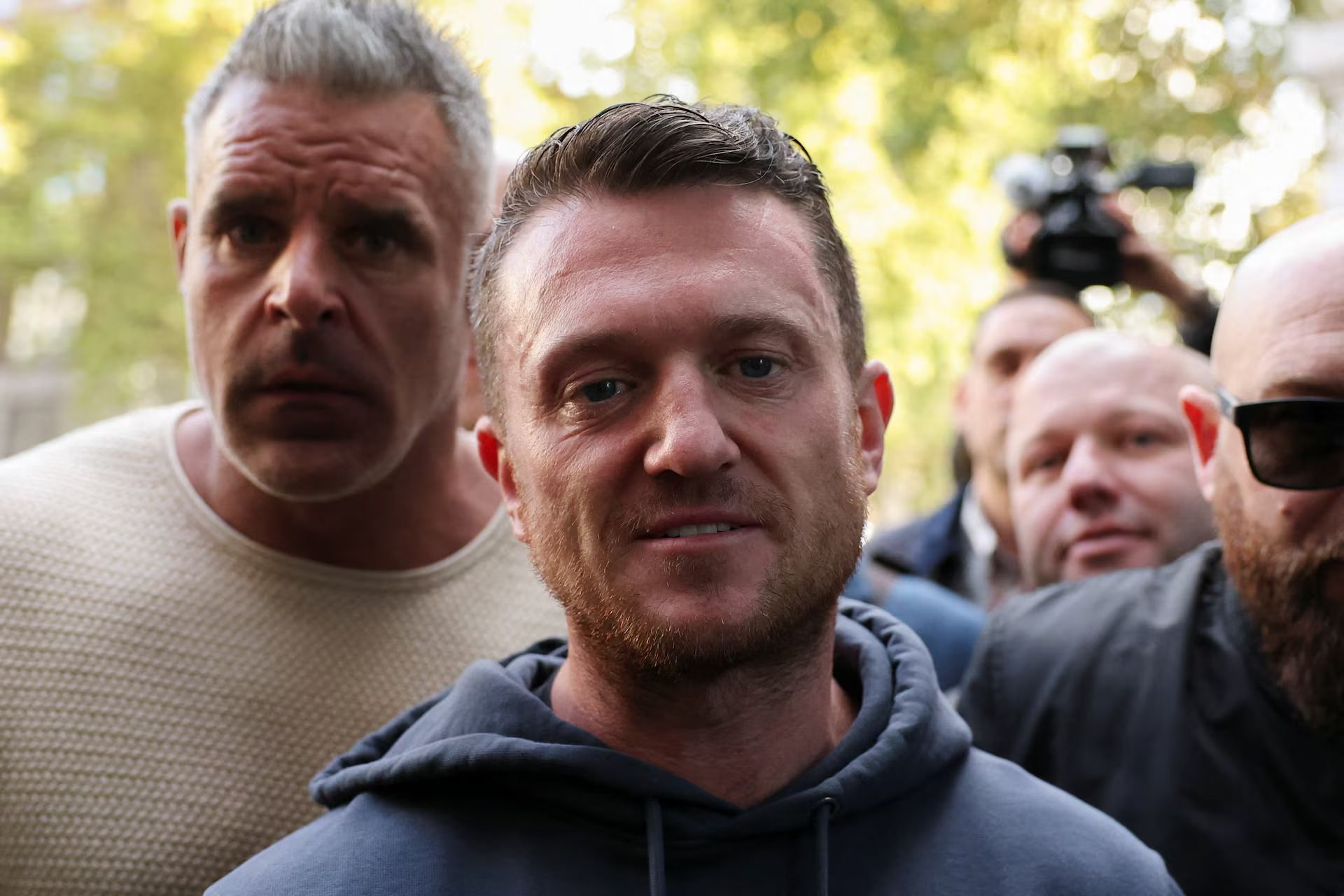 British activist Tommy Robinson pledges to burn Khamenei's image