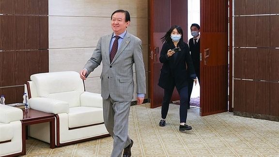 Chinese Ambassador To Iran Chang Hua on April 10, 2023