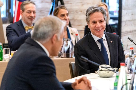US Secretary of State Antony Blinken with Israeli Foreign Minister Yair Lapid on March 28, in Israel
