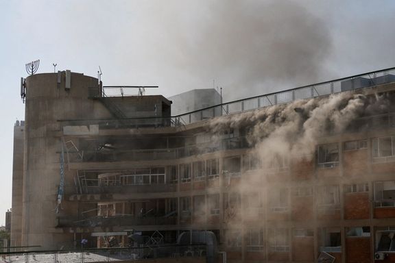 بیمارستان سوروکا پس از حمله موشکی جمهوری اسلامی