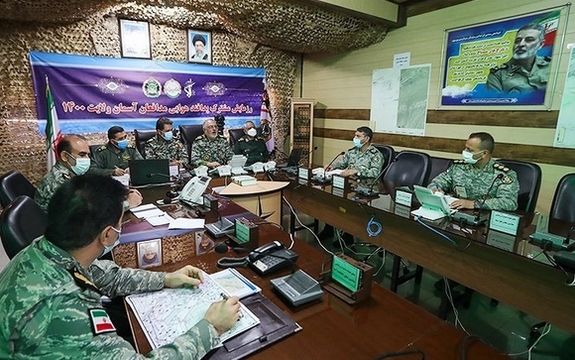 An Iranian command center during military drills. October 12, 2021 Credit Alternative text Important for SEO and accessiblity. Connection lost. Reco