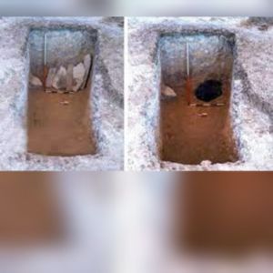 در جریان یک عملیات راهسازی در بهشهر، پیکر یک زن متعلق به دوره اشکانیان کشف شد