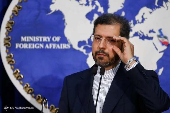 Iranian foreign ministry spokesman Saeed Khatibzadeh