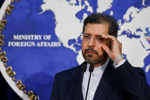 Spokesman of Iran's foreign ministry, Saeed Khatibzadeh.