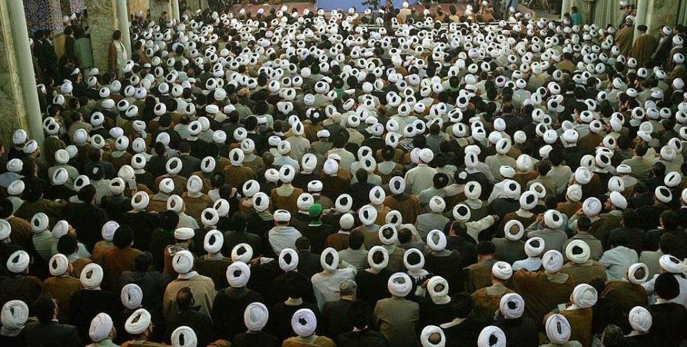 A large gathering of Iranian clerics. Undated