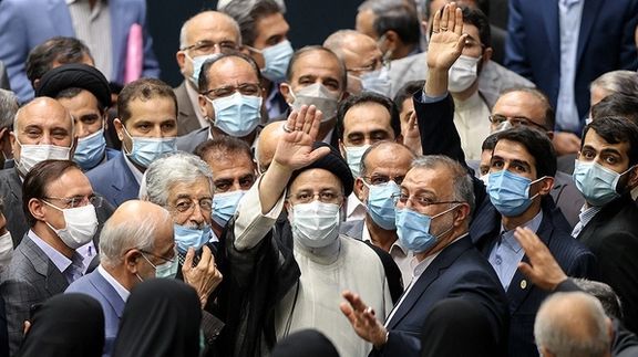 Conservatives in parliament were ecstatic during Raisi's inauguration in August 2021