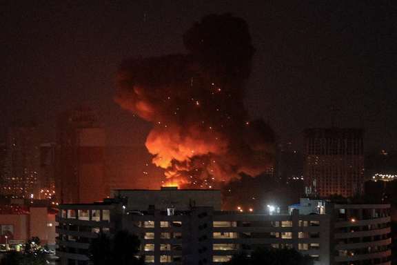 Kyiv after a Russian missile strike on August 30, 2023