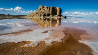 Drought and bad policy turn Iran’s largest lake into a salt desert