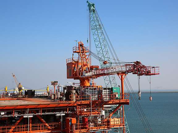 Iran's South Pars gas fields in the Persian Gulf. FILE PHOTO