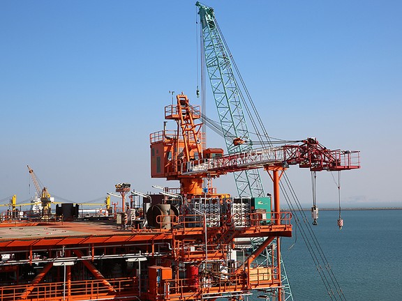 Iran's South Pars gas fields in the Persian Gulf. FILE PHOTO