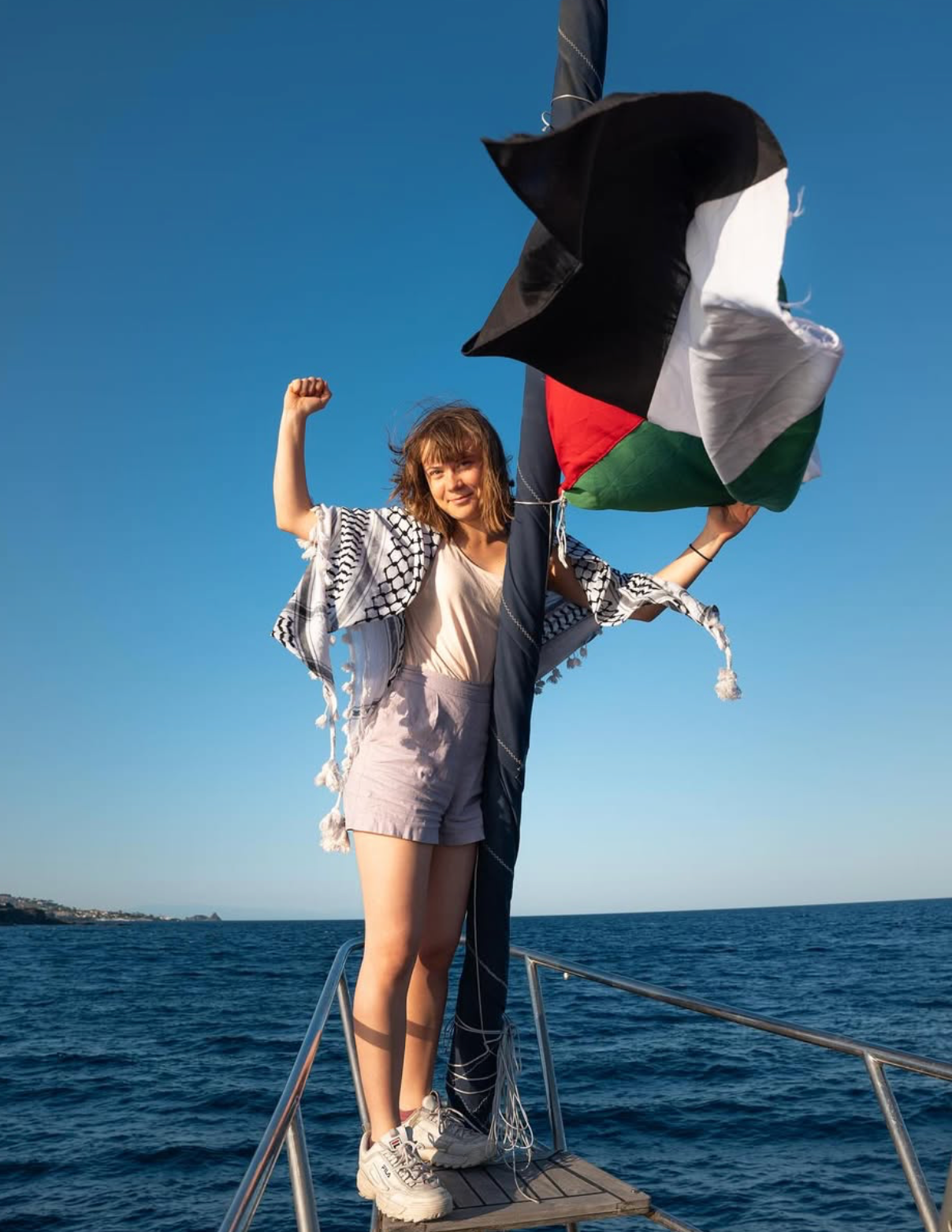  اسرائیل در واکنش به سفر دریایی گرتا تونبرگ به غزه هشدار داد