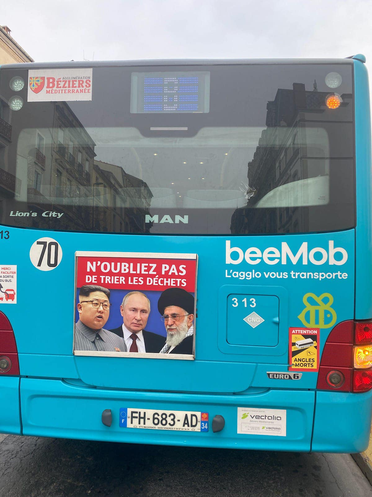 French town pulls garbage advert depicting Khamenei after Tehran's outcry