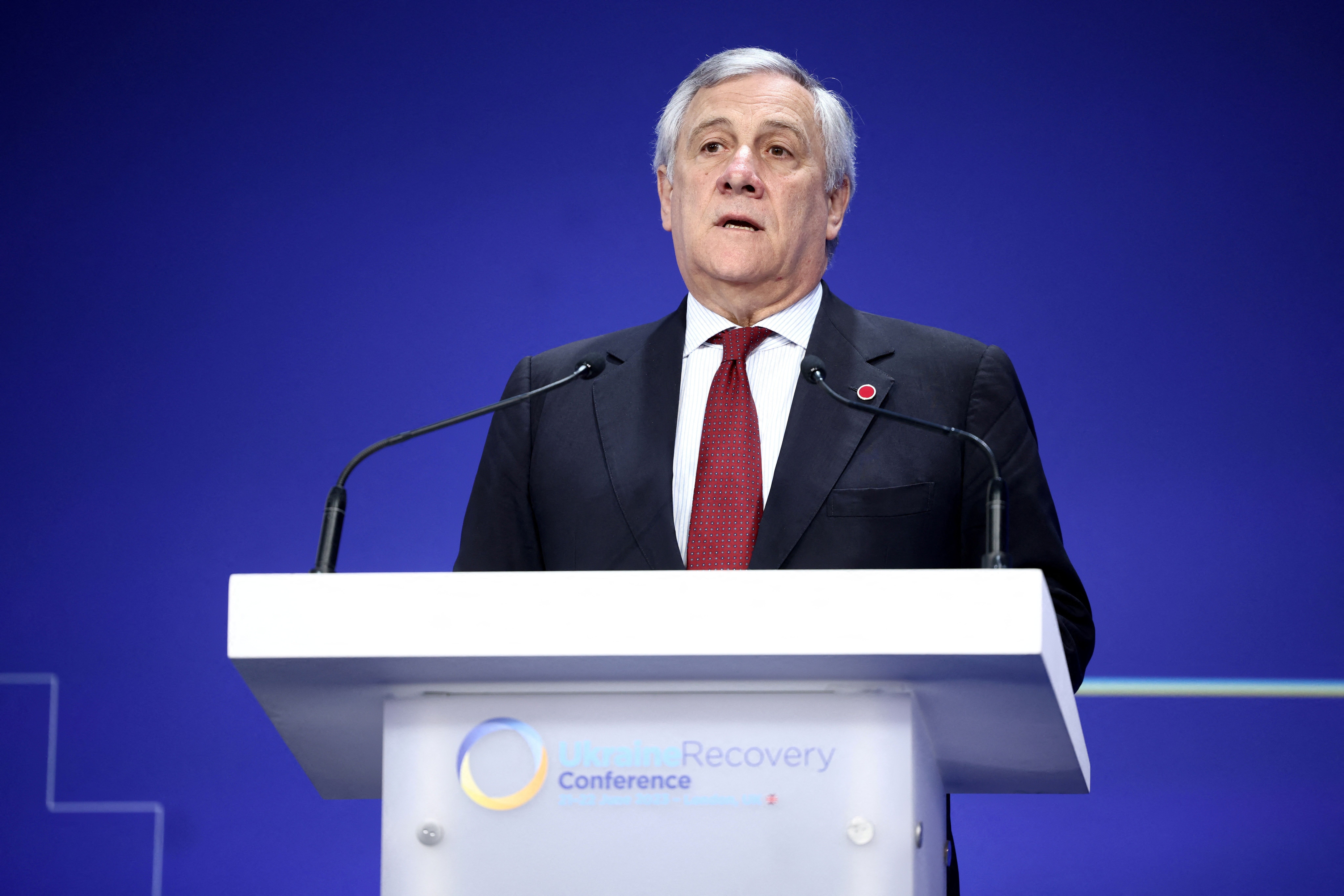 Italy's Foreign Minister Antonio Tajani 