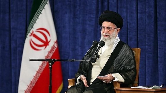 Iran's autocratic ruler Ali Khamenei in October 2022
