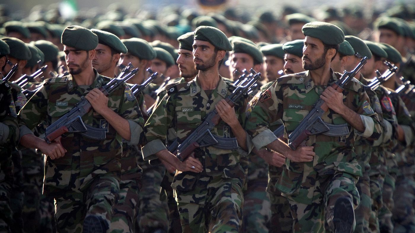 Members of the Islamic Revolutionary Guard Corps march during a military parade in Tehran, File Photo.