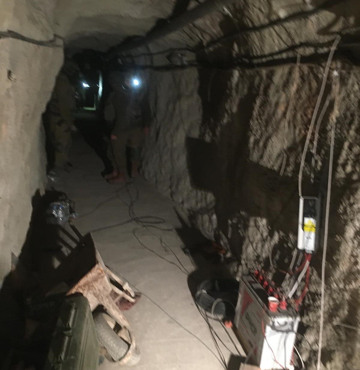 Part of the Hezbollah tunnel photographed by the author on Oct. 22, 2024