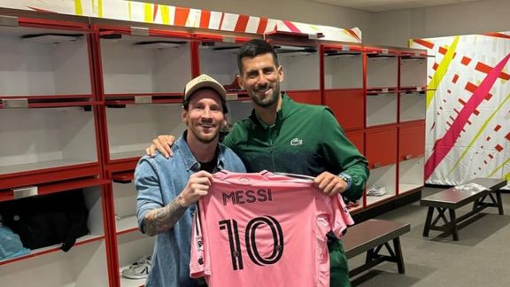 نواک جوکوویچ: بازی در حضور لیونل مسی، افتخار بزرگی بود