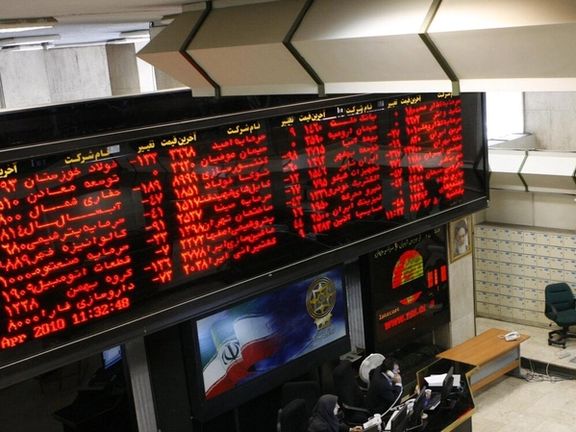 A file photo of Tehran Stock Exchange hall