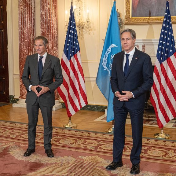 بلينكن في لقائه مع غروسي: على إيران وقف الأعمال الاستفزازية لبرنامجها النووي