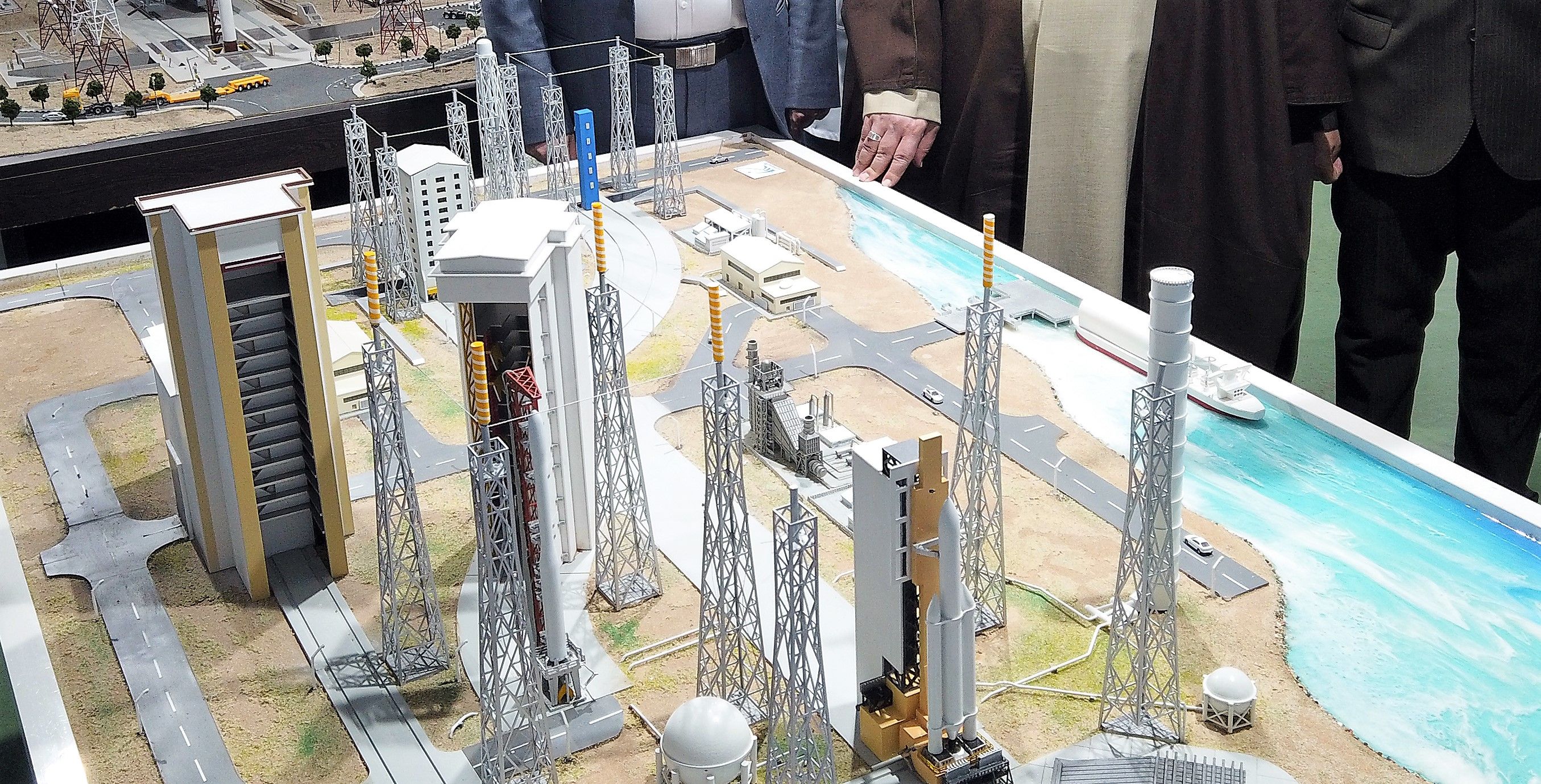 A diorama of the Chabahar Space Center  (2021)