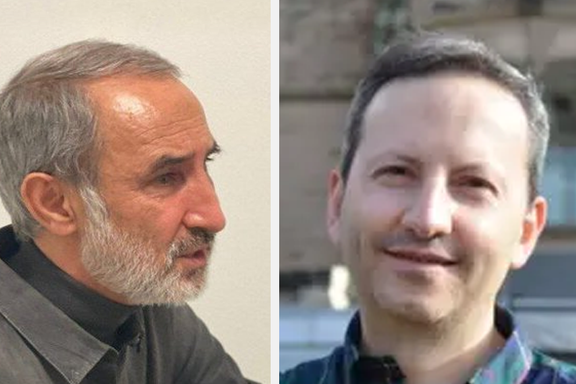 Hamid Nouri (L) and Ahmadreza Djalali