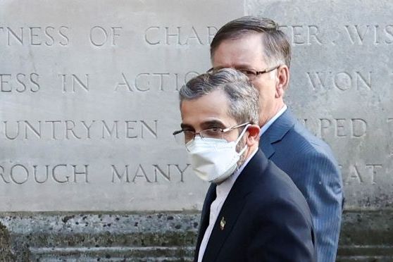 Ali Bagheri-Kani Iran's top nuclear negotiator arriving at UK foreign office. November 11, 2021
