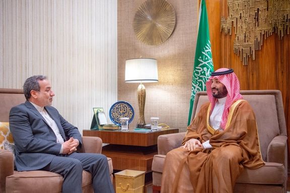 Saudi Crown Prince Mohammed bin Salman receives Iran's Foreign Minister Abbas Araqchi in Riyadh, Saudi Arabia, October 09, 2024.