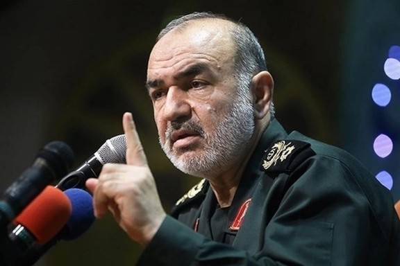 Hossein Salami, the Commander of the Revolutionary Guards